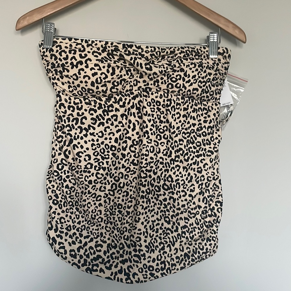 Gap Animal Printed Convertible Tankini Top Sz XS NWT